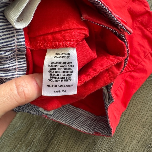 Girls Red Crown and Ivy Shorts Size 8 - Picture 5 of 6